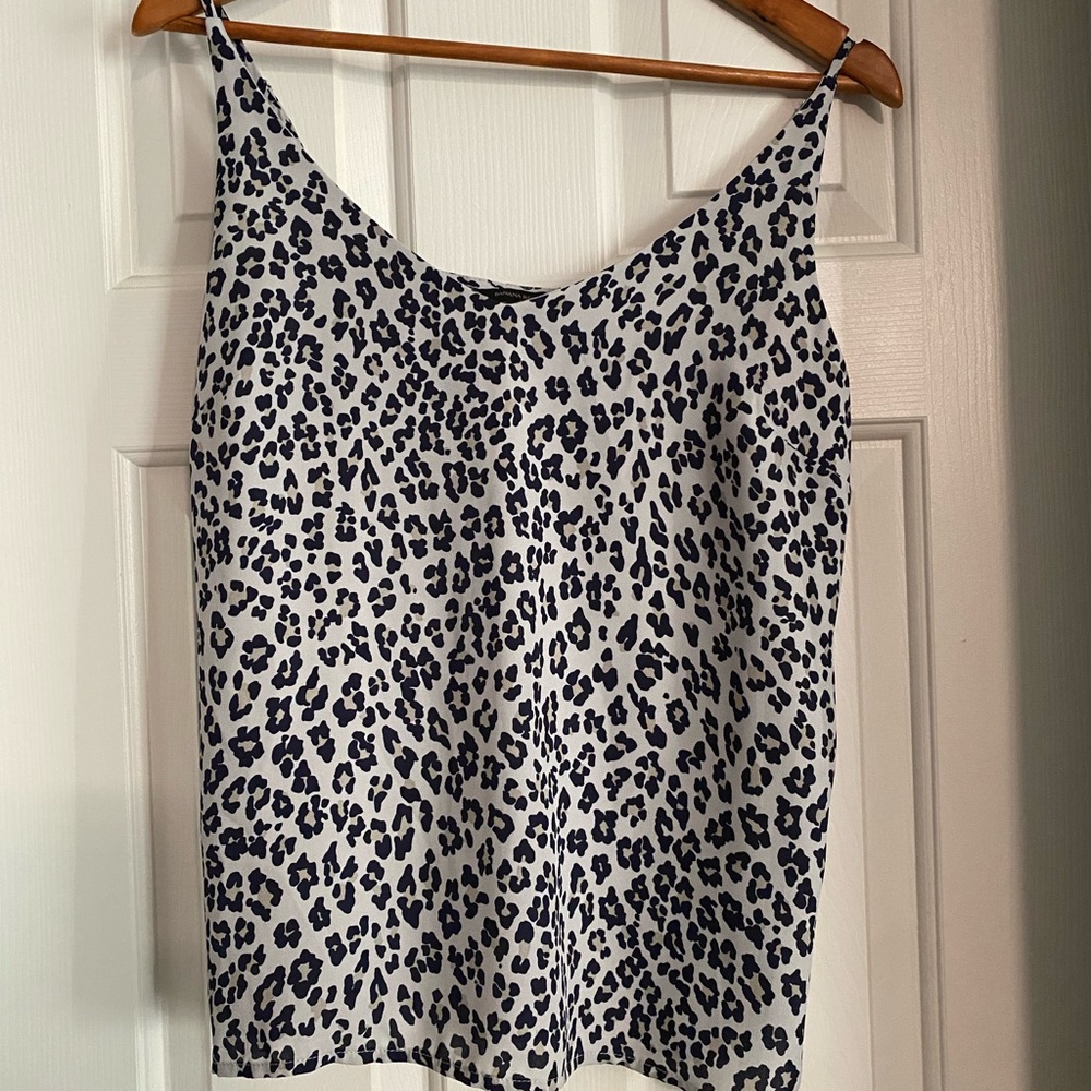 Cheetah print, blouse tank top
